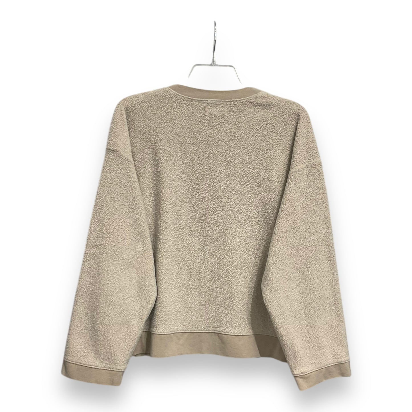 Sweatshirt Crewneck By Madewell In Beige, Size: M