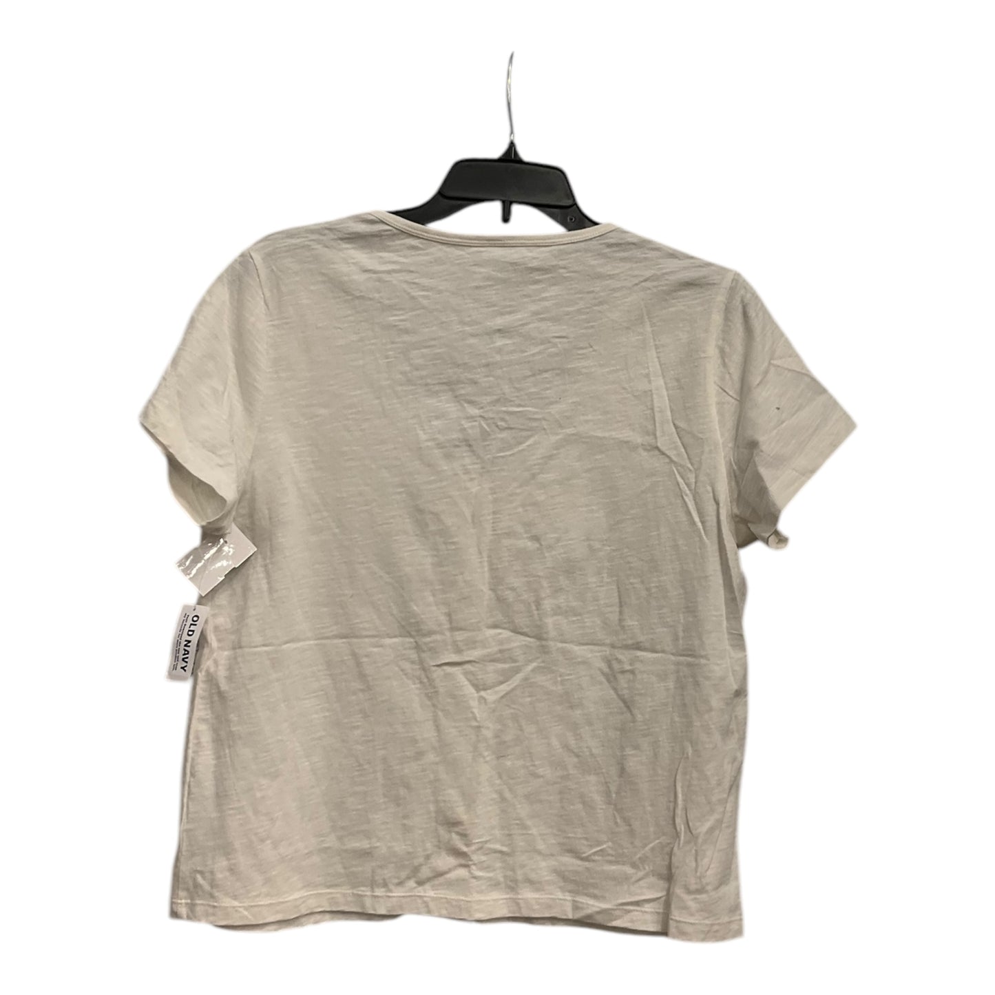 Top Short Sleeve Basic By Old Navy In White, Size: M