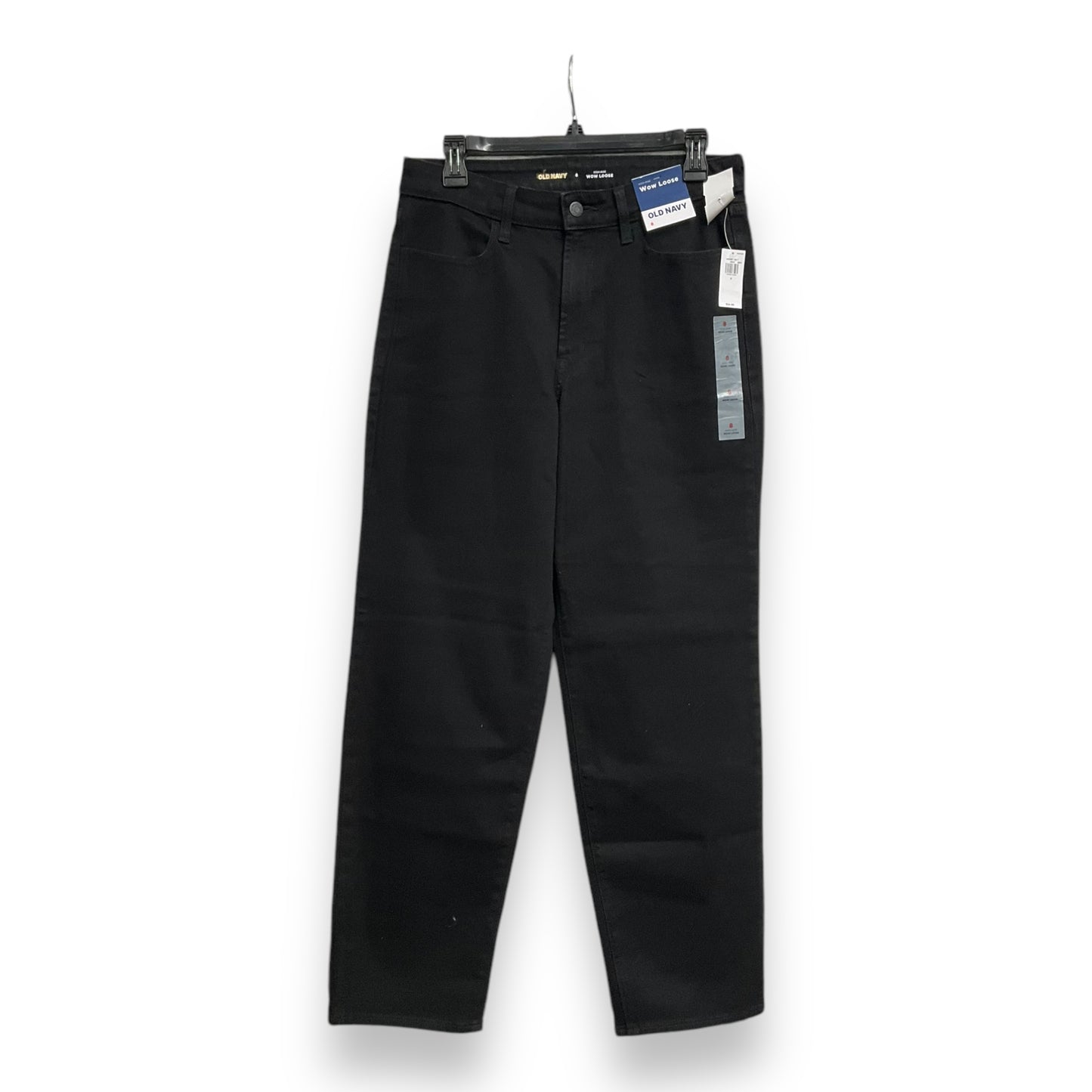 Jeans Boyfriend By Old Navy In Black, Size: 8