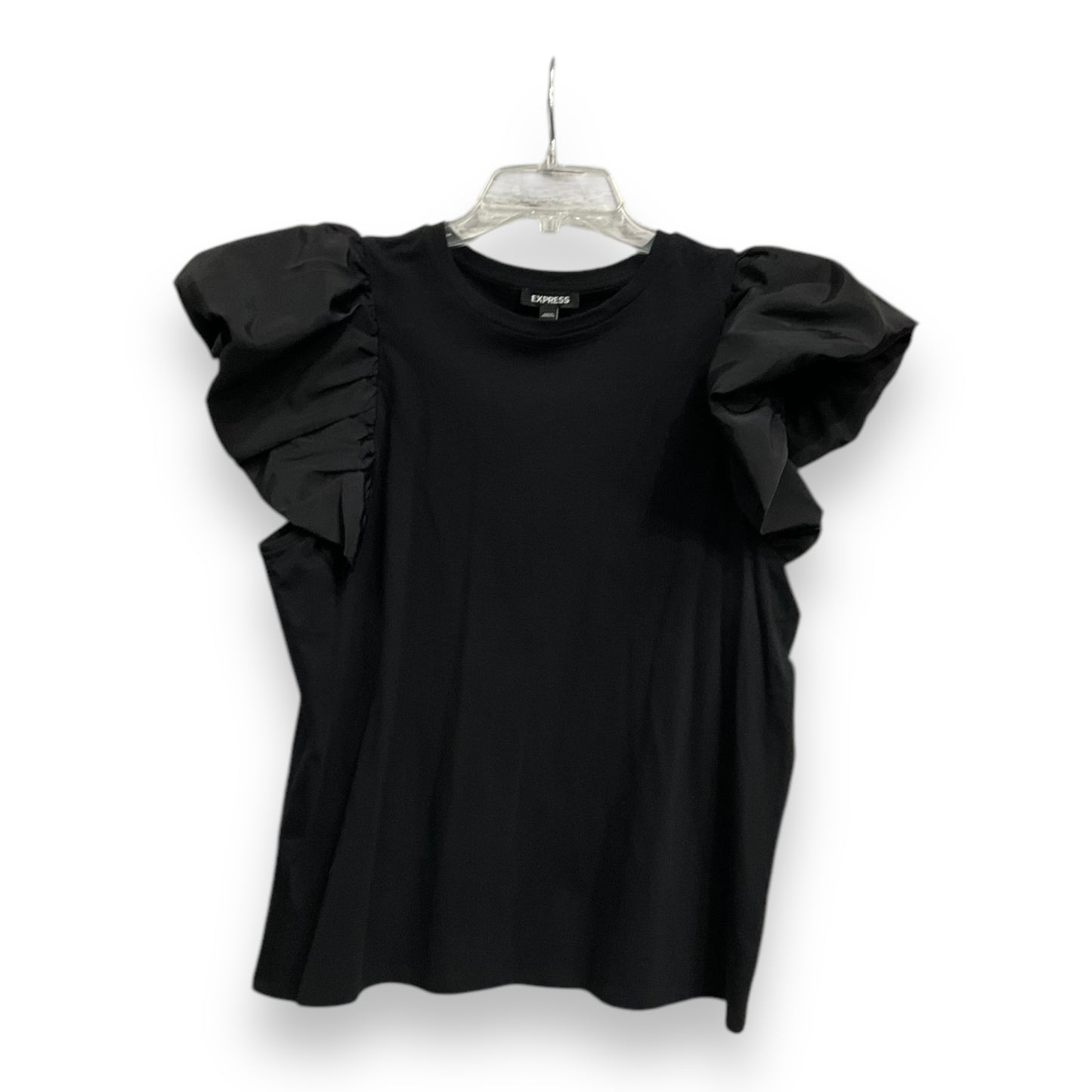 Top Sleeveless By Express In Black, Size: L