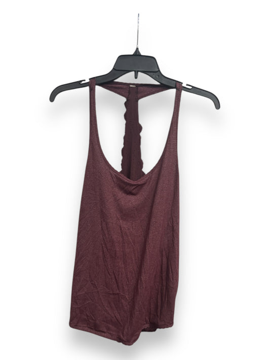 Athletic Tank Top By Lululemon In Maroon, Size: M