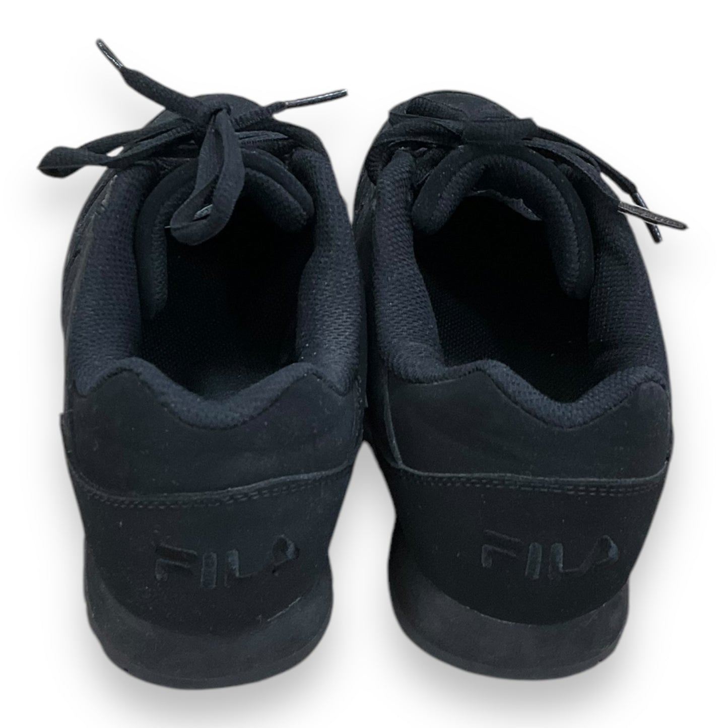 Shoes Athletic By Fila In Black, Size: 7