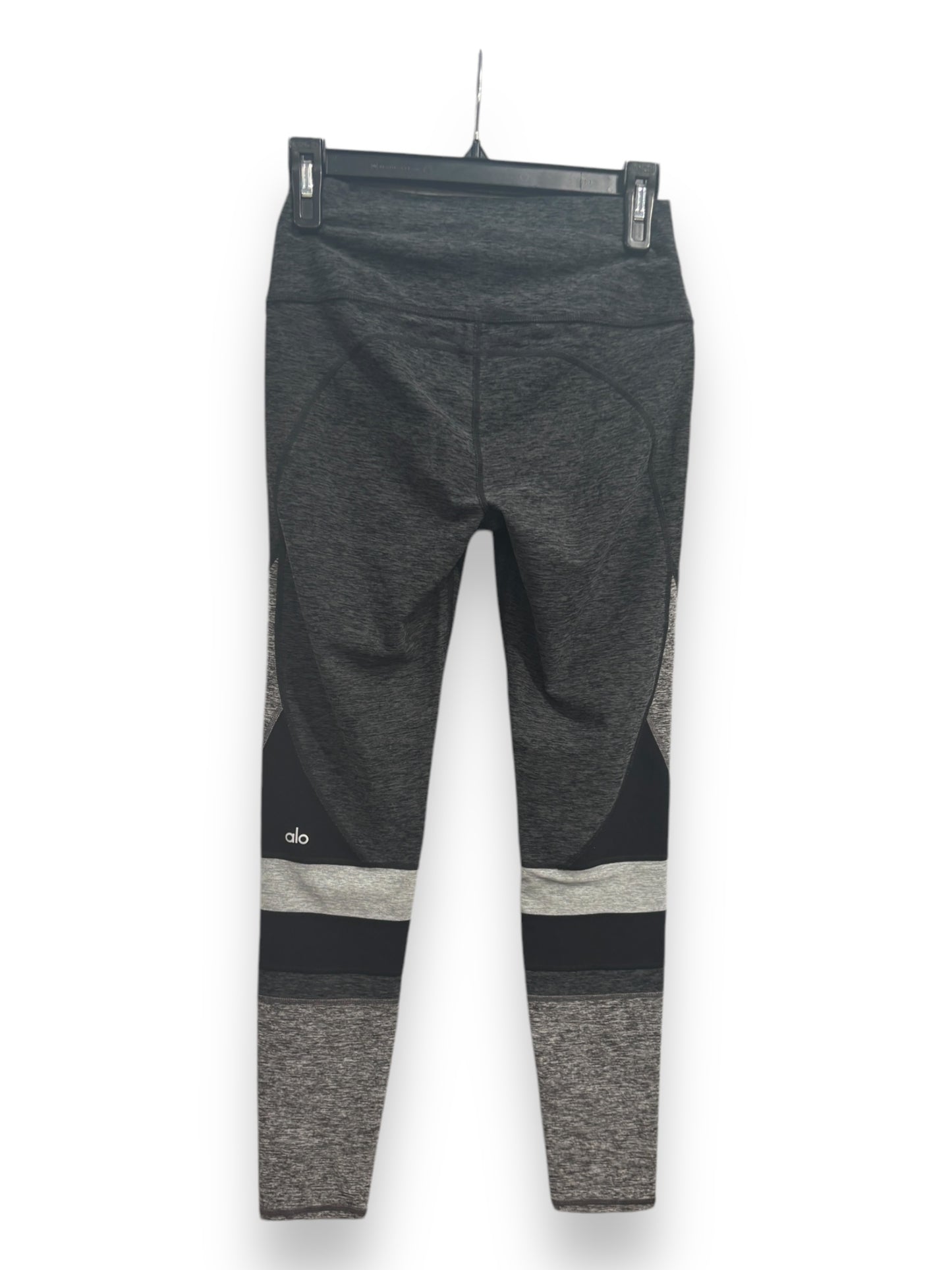 Athletic Leggings By Alo In Grey, Size: M