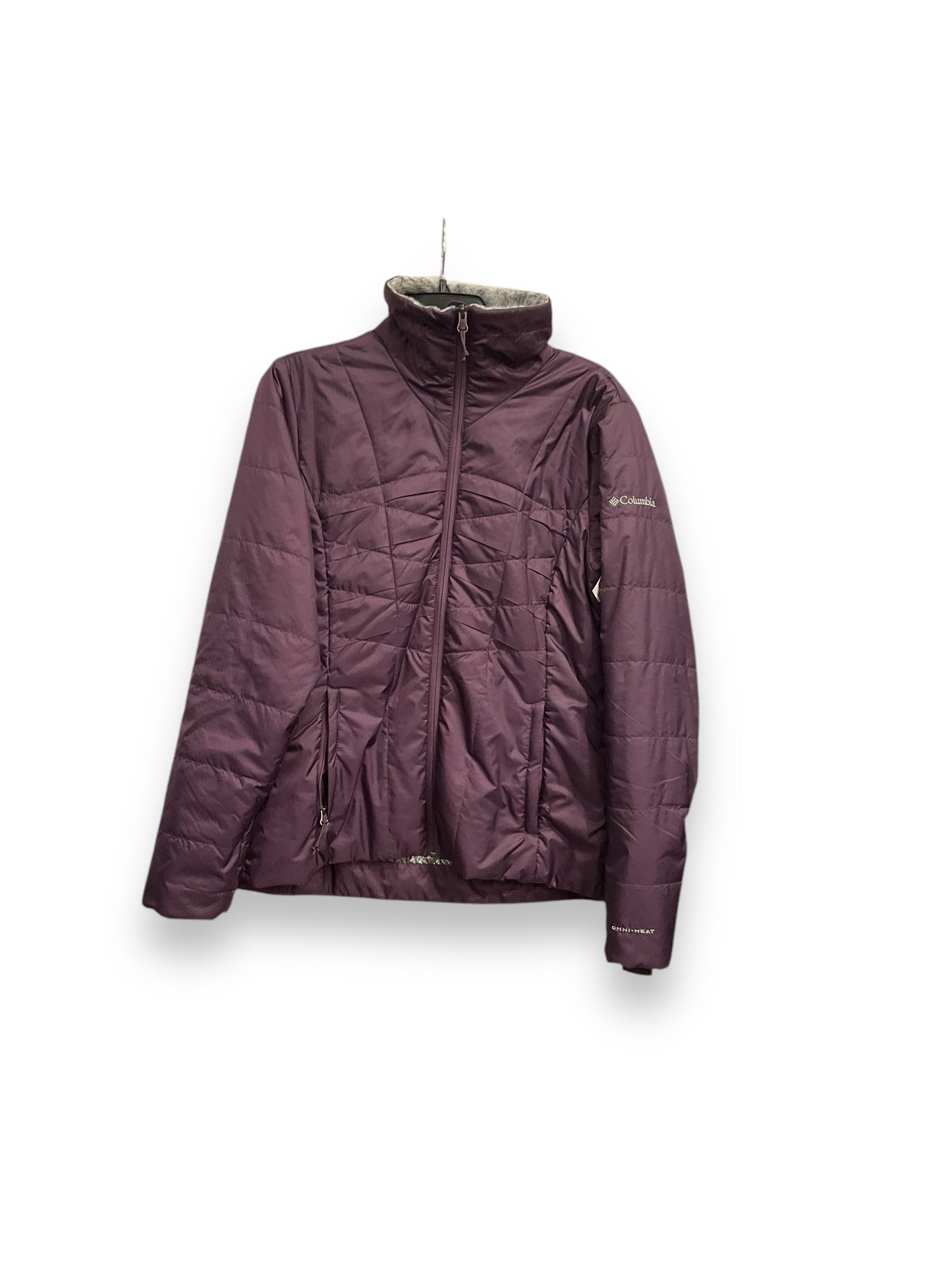 Jacket Puffer & Quilted By Columbia In Purple, Size: M