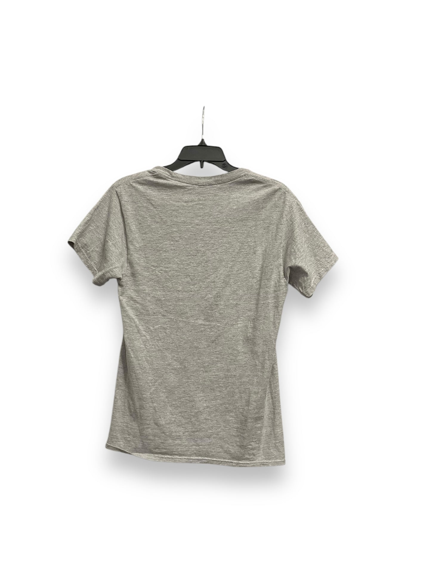 Top Short Sleeve By Hanes In Grey, Size: S