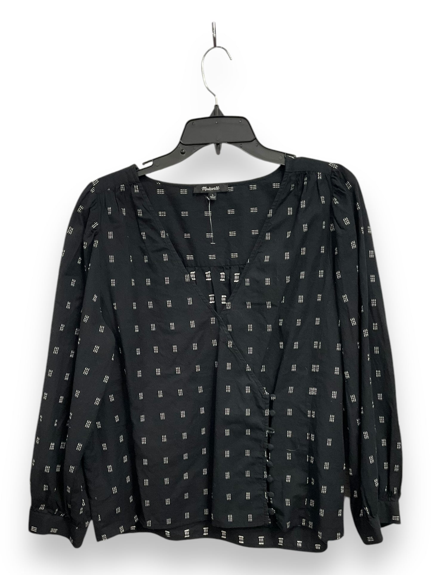 Top Long Sleeve By Madewell  Size: L