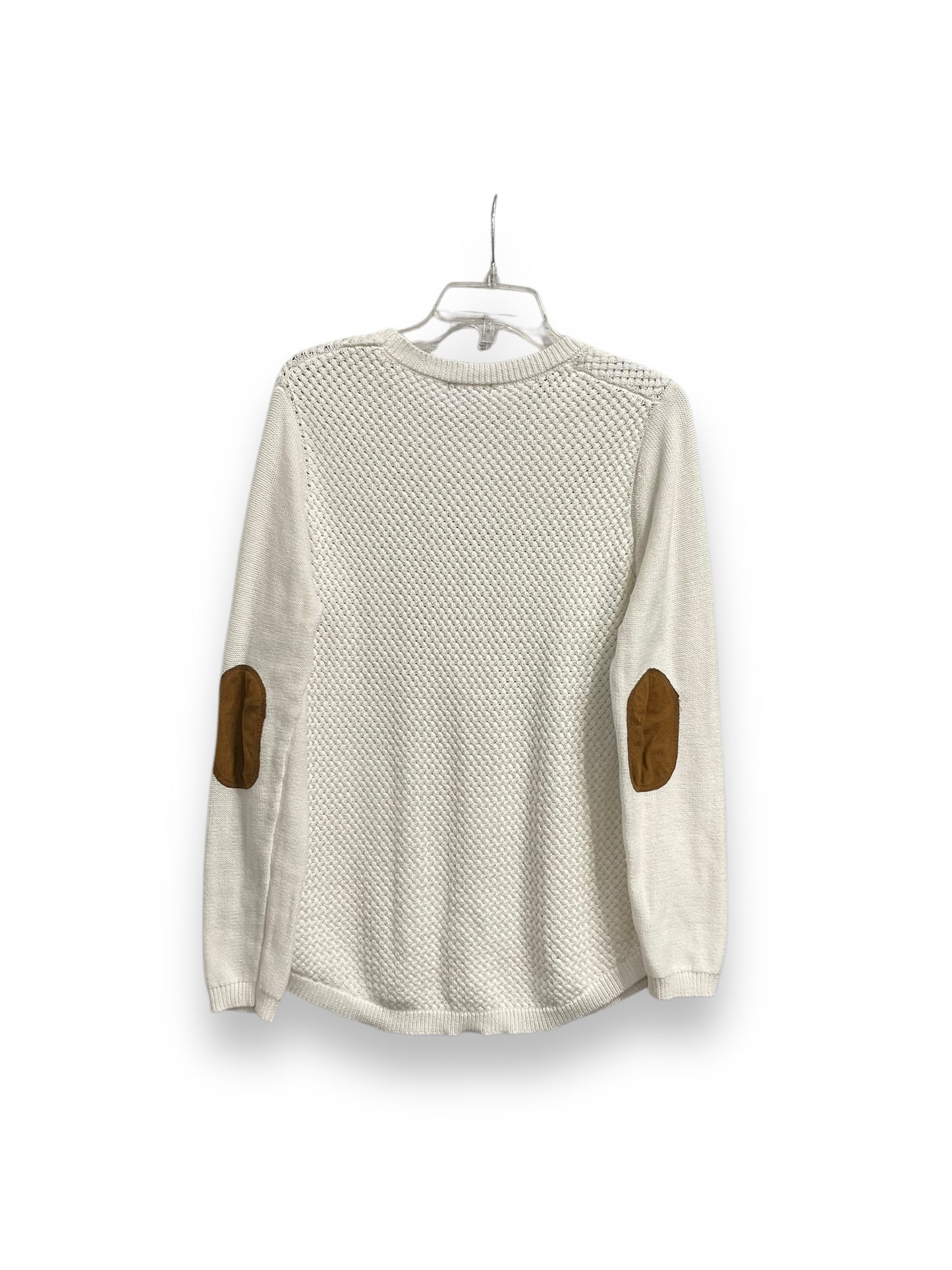 Sweater By Clothes Mentor In Cream, Size: L