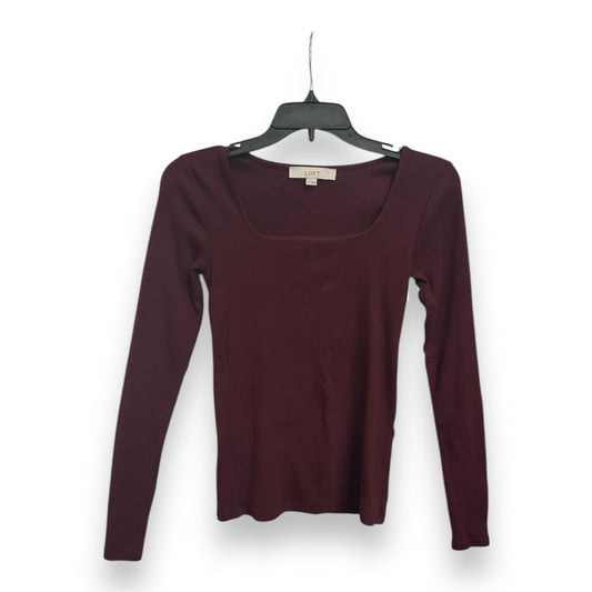 Top Long Sleeve Basic By Loft  Size: Xs