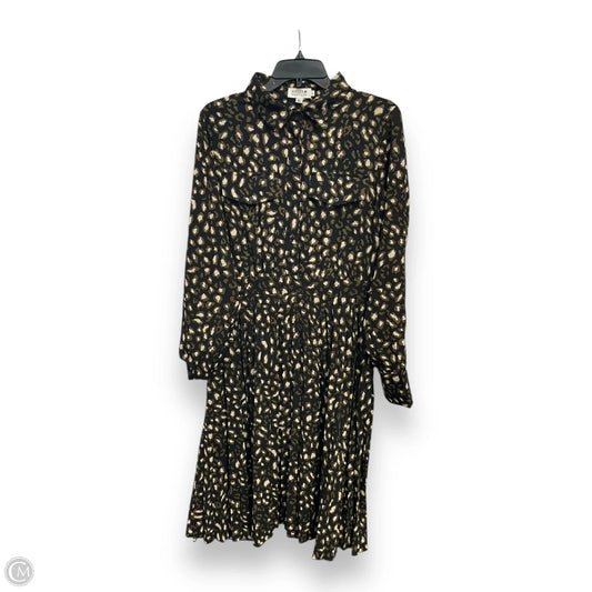 Dress Casual Midi By Molly Bracken In Animal Print, Size: L