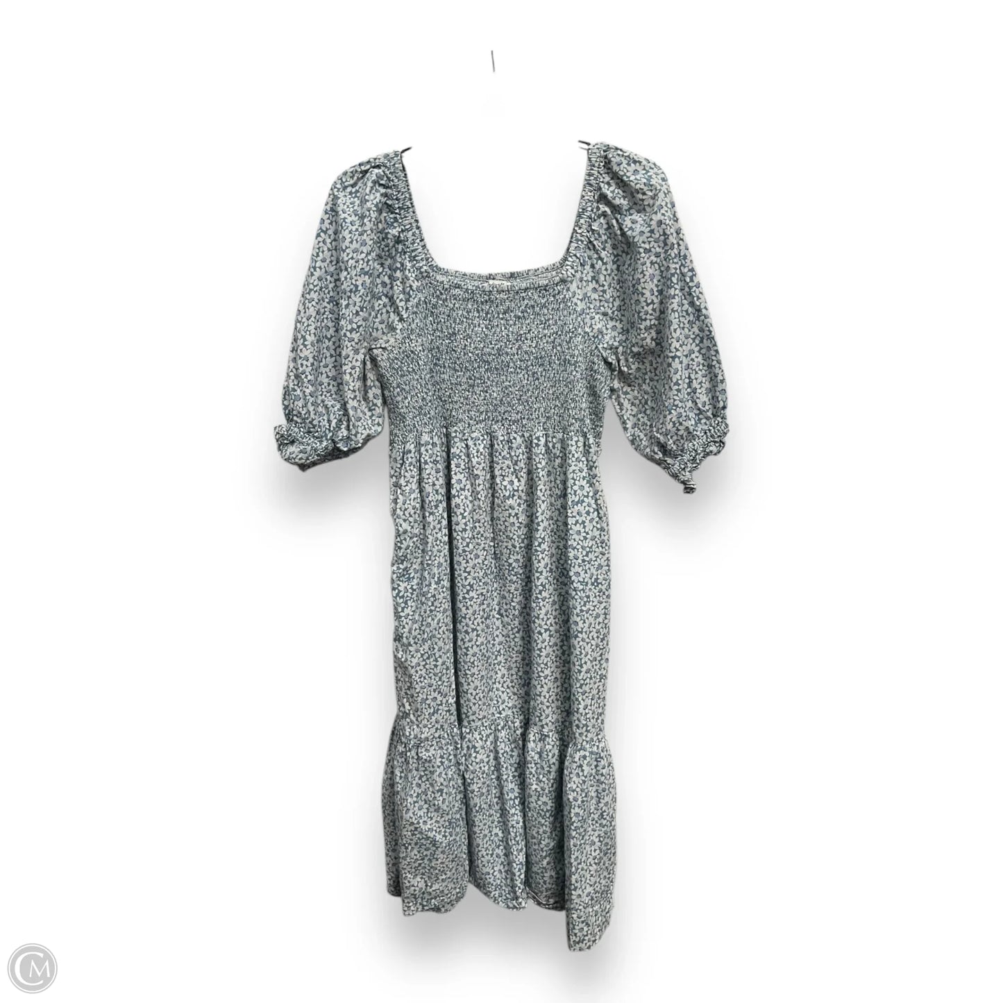 Dress Casual Midi By Madewell In Blue, Size: L