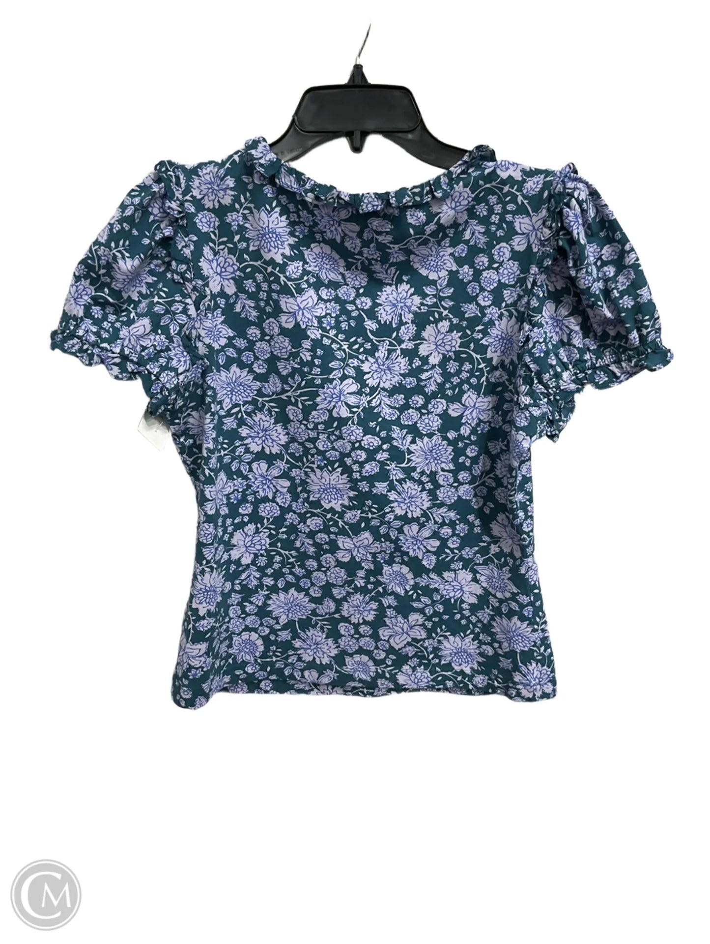 Top Short Sleeve By Maeve In Floral Print, Size: M