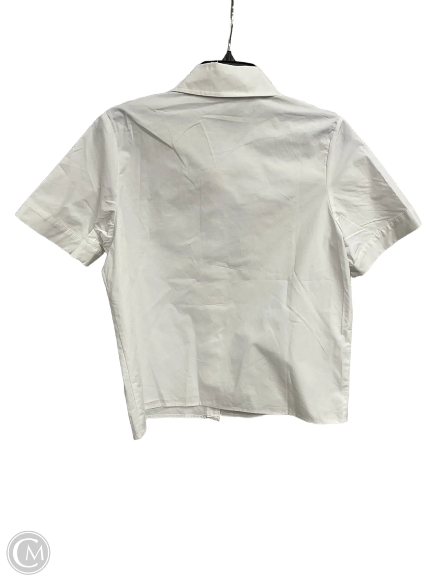 Blouse Short Sleeve By English Factory In White, Size: M