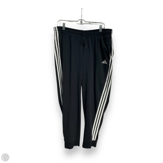 Athletic Pants By Adidas In Black, Size: 1x