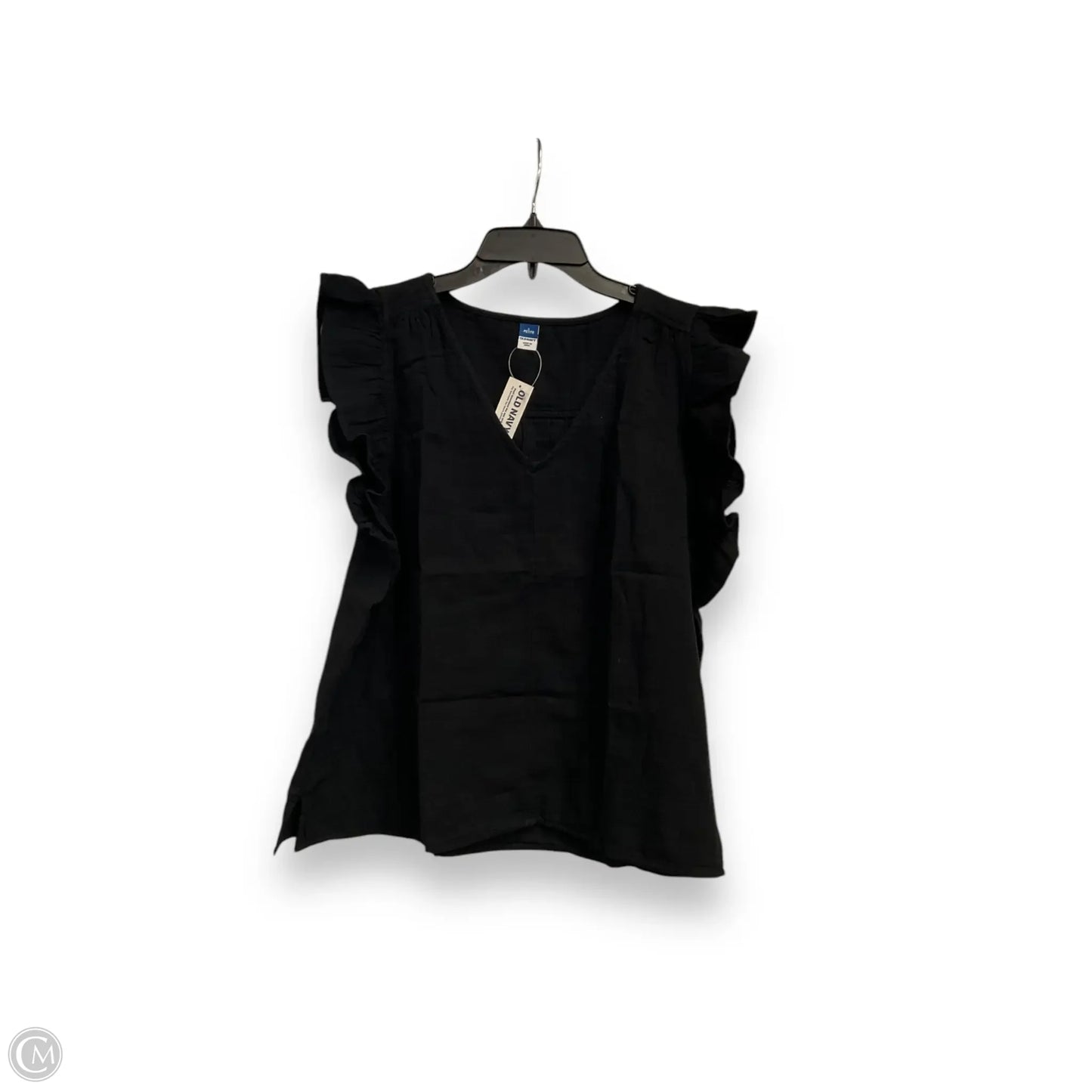 Top Sleeveless By Old Navy In Black, Size: L