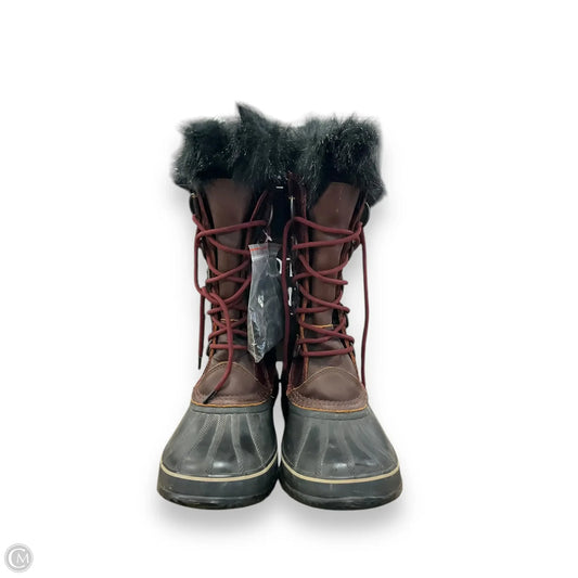 Boots Snow By Sorel In Maroon, Size: 12