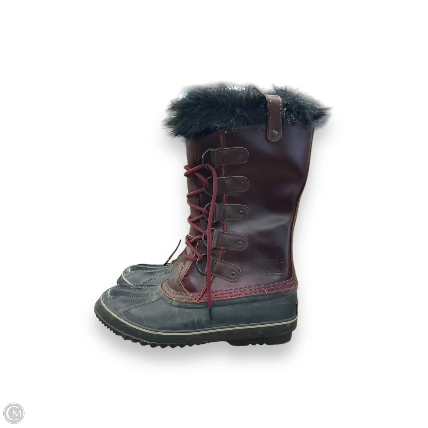 Boots Snow By Sorel In Maroon, Size: 12