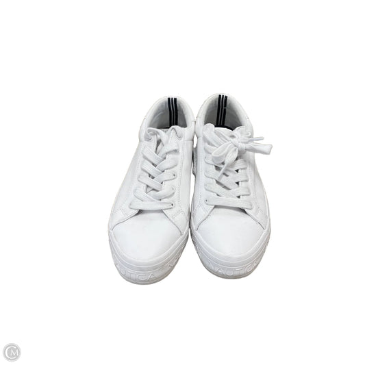 Shoes Sneakers By Nautica In White, Size: 9