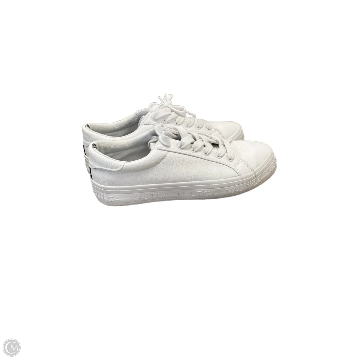 Shoes Sneakers By Nautica In White, Size: 9