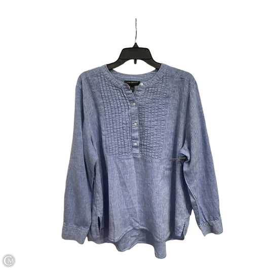 Top Long Sleeve By Lane Bryant In Blue, Size: Xl