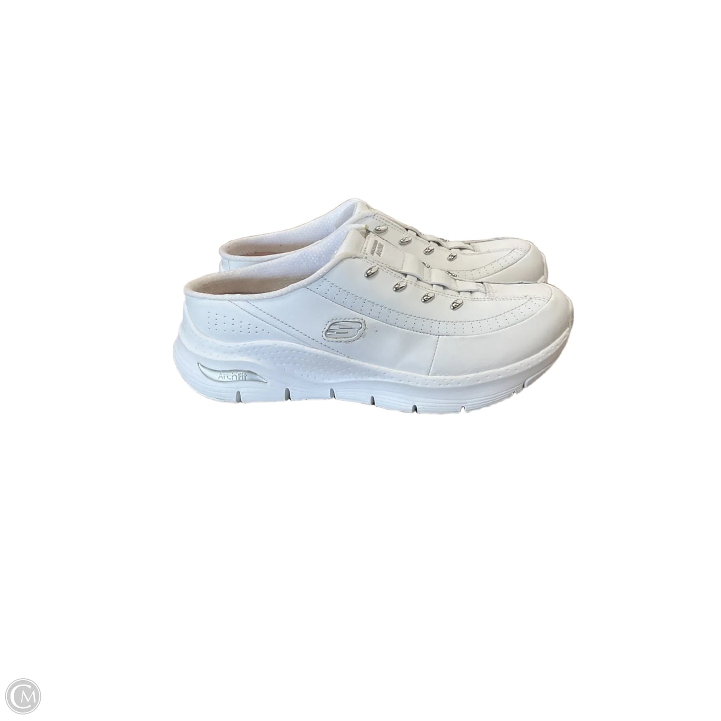 Shoes Flats By Skechers In White, Size: 7.5