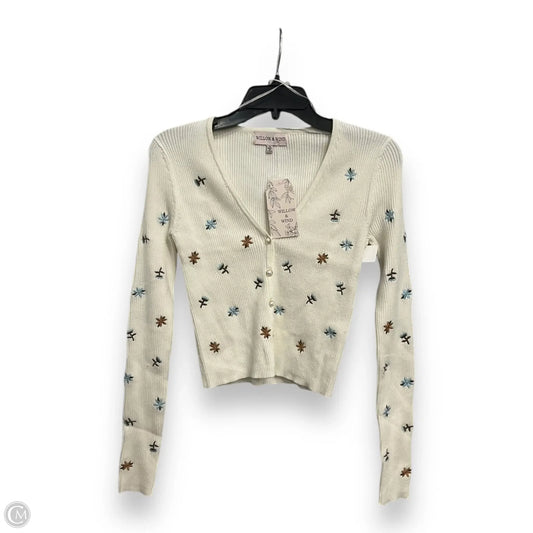 Cardigan By Cmc In Cream, Size: Xs