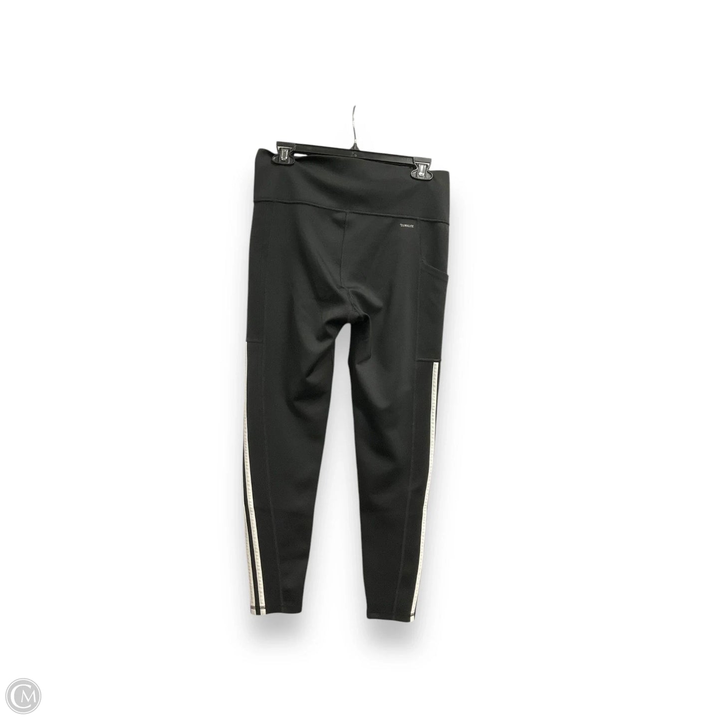 Athletic Leggings By Adidas In Black, Size: L