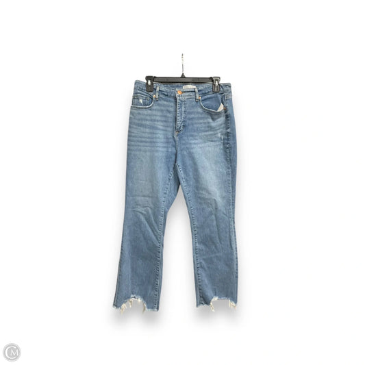 Jeans Boyfriend By Loft In Blue Denim, Size: 10