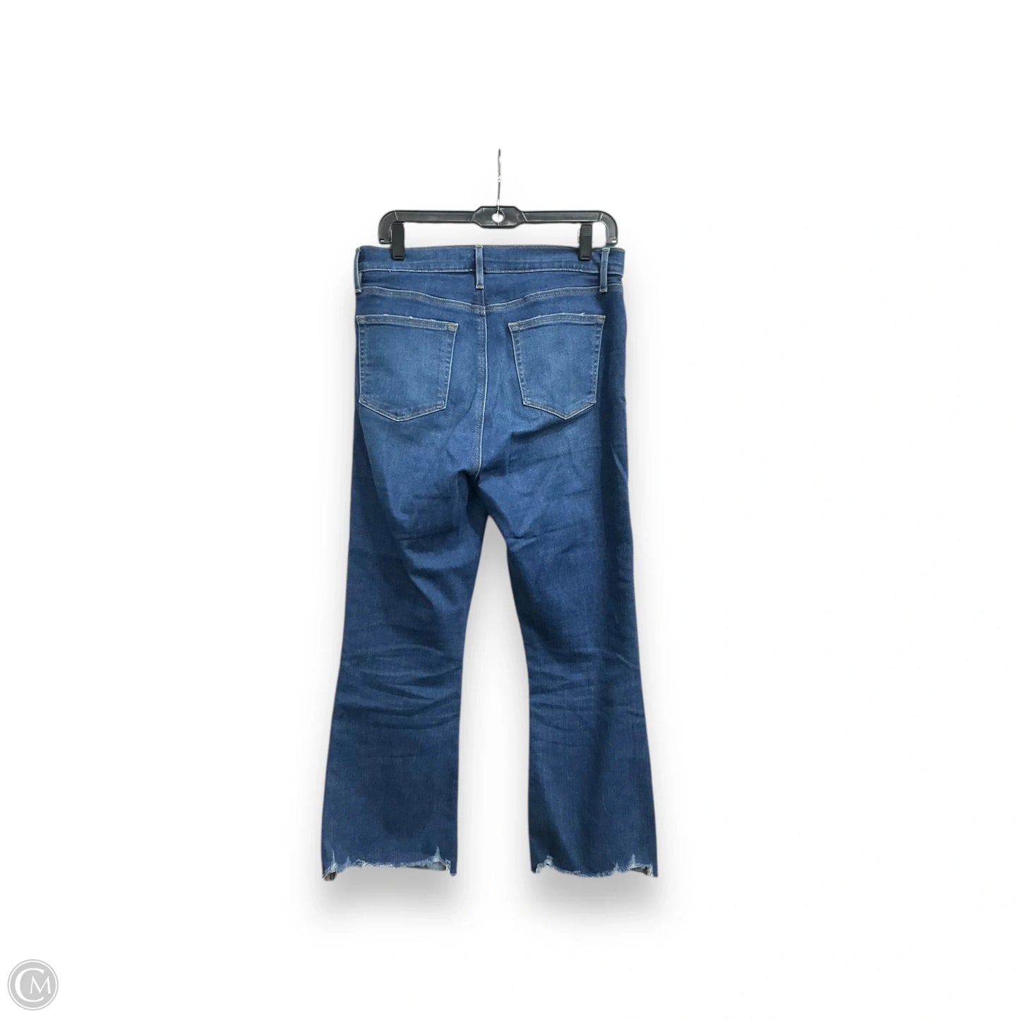 Jeans Cropped By Loft In Blue Denim, Size: 10