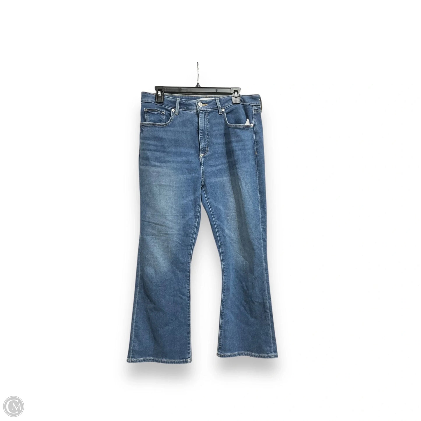 Jeans Straight By Loft In Blue Denim, Size: 10