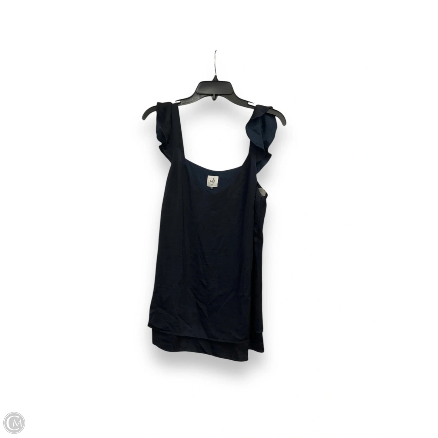 Blouse Sleeveless By Cabi In Navy, Size: M