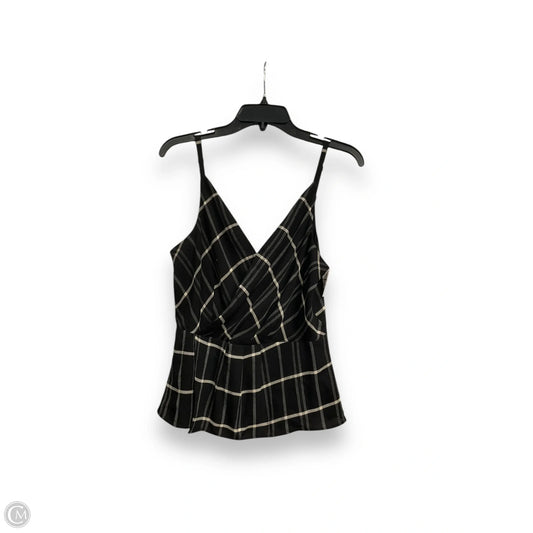 Tank Top By Cabi In Plaid Pattern, Size: S