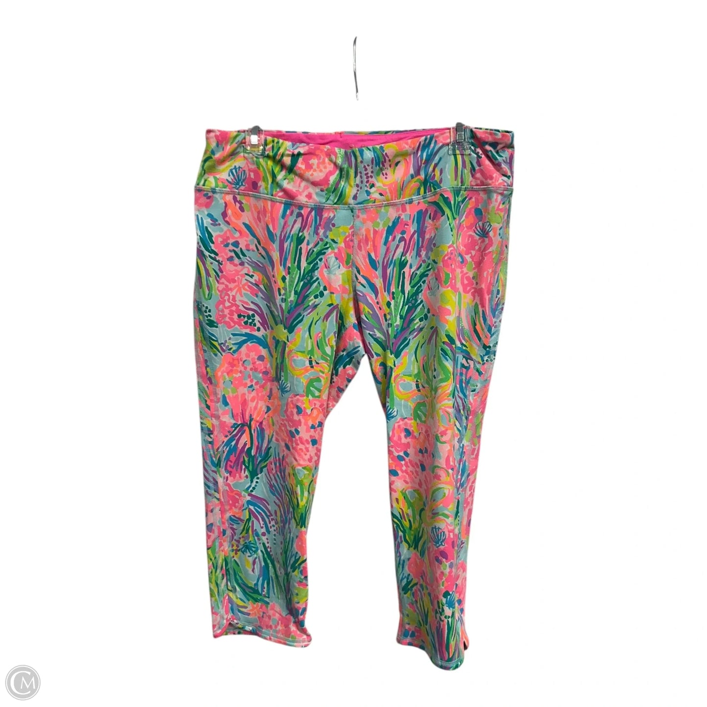 Capris Designer By Lilly Pulitzer In Multi-colored, Size: Xl