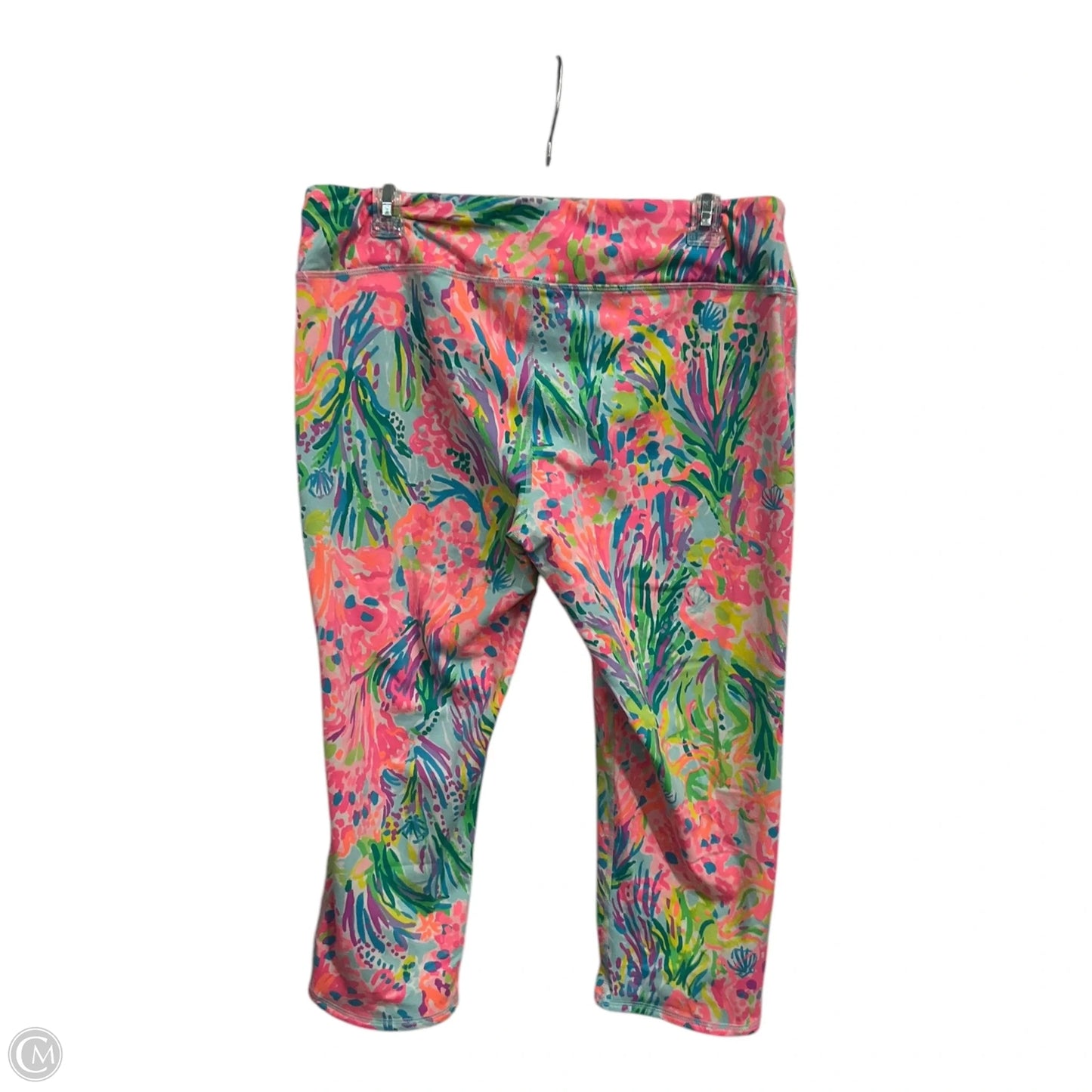 Capris Designer By Lilly Pulitzer In Multi-colored, Size: Xl