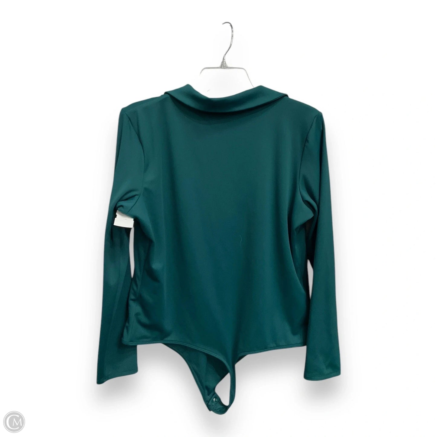 Bodysuit By Express In Teal, Size: Xl