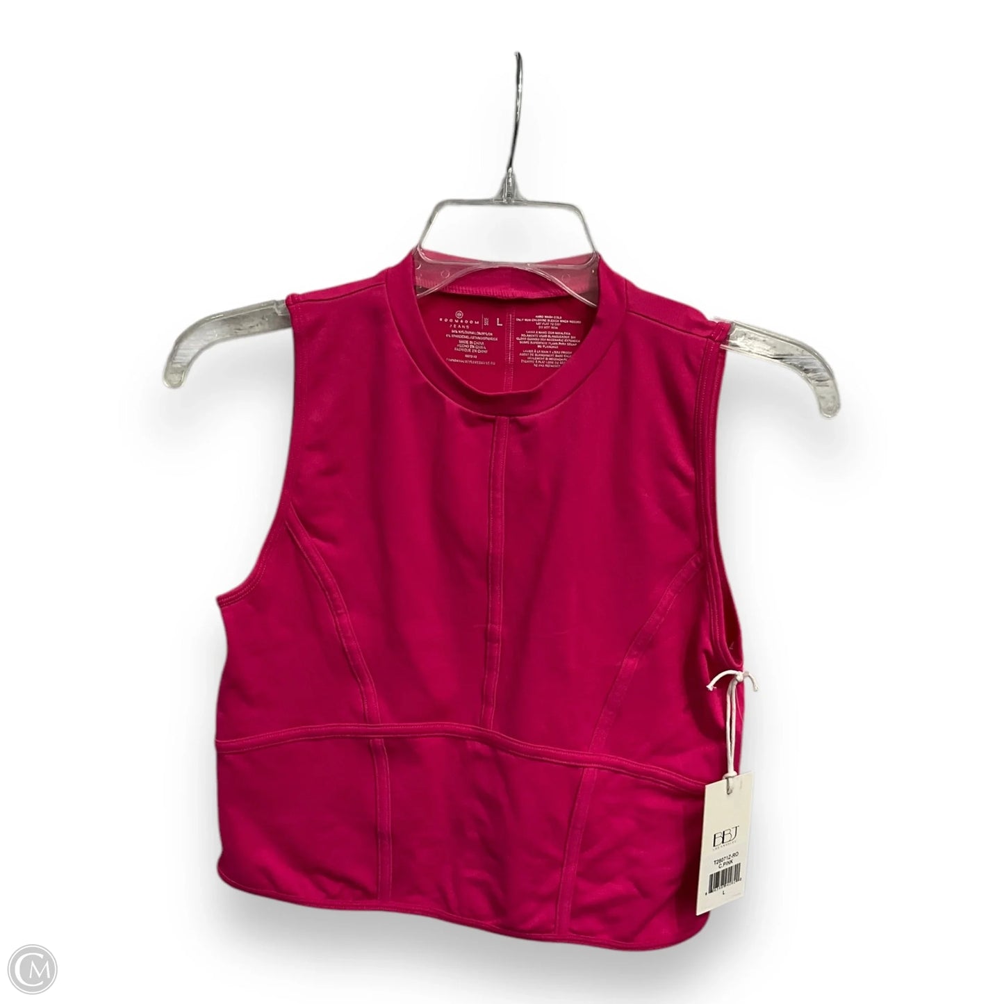 Athletic Tank Top By Clothes Mentor In Pink, Size: L
