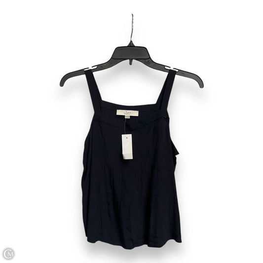 Blouse Sleeveless By Loft In Navy, Size: Xs