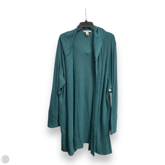 Cardigan By Athleta In Teal, Size: 3x