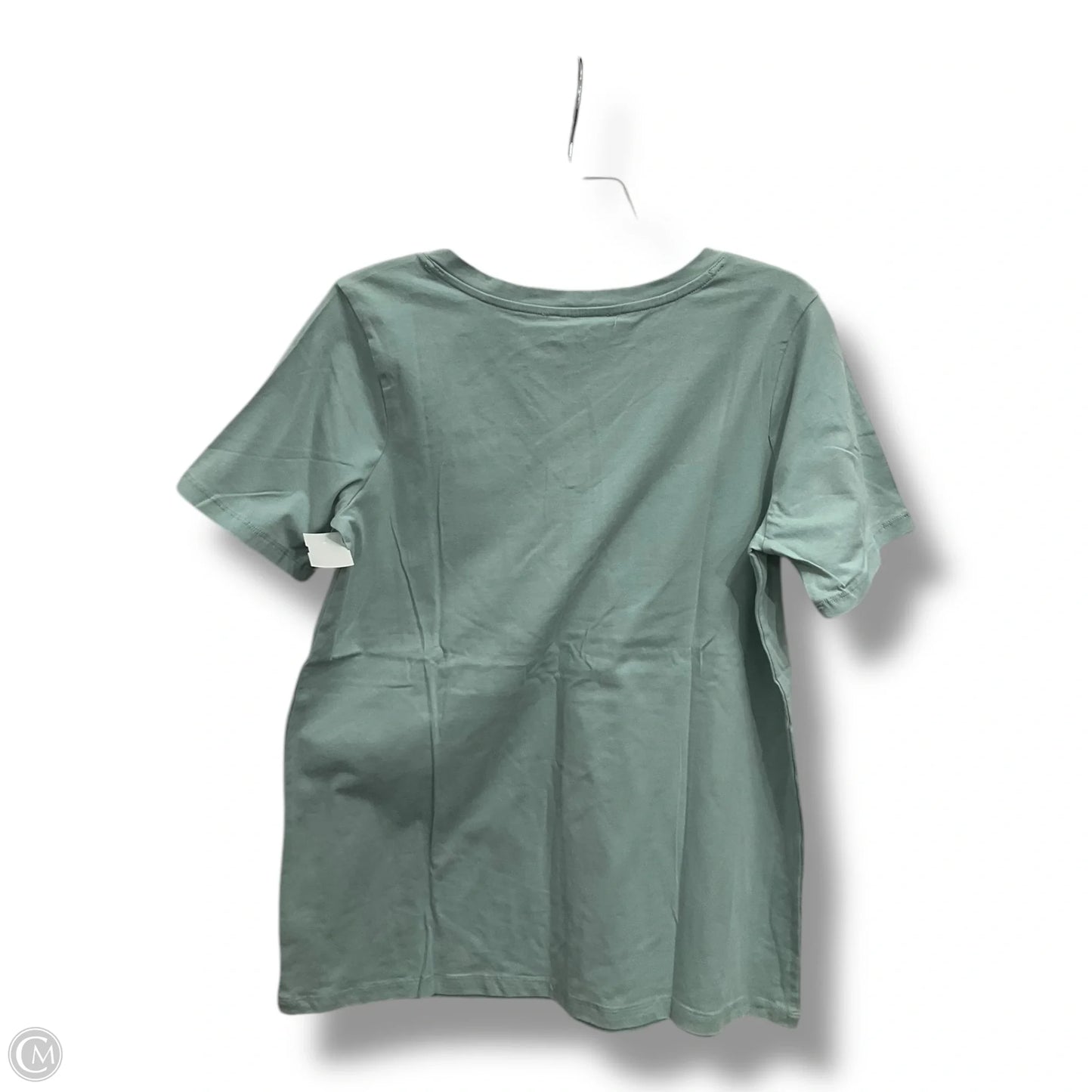Top Short Sleeve Basic By Zenana Outfitters In Teal, Size: Xl