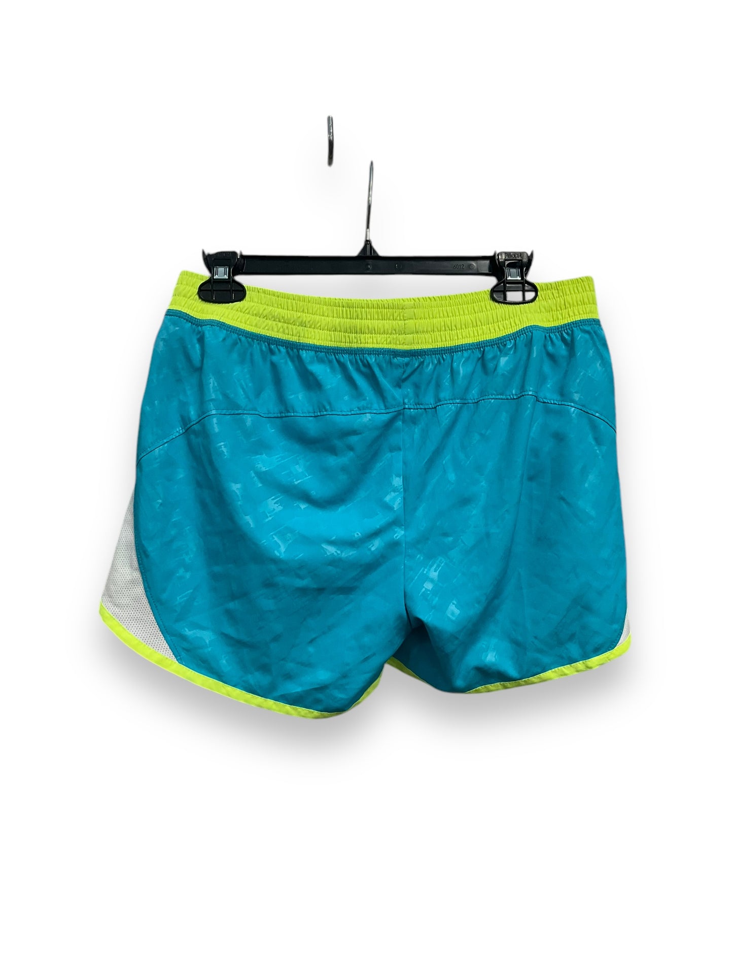 Athletic Shorts By Champion In Blue & Green, Size: M