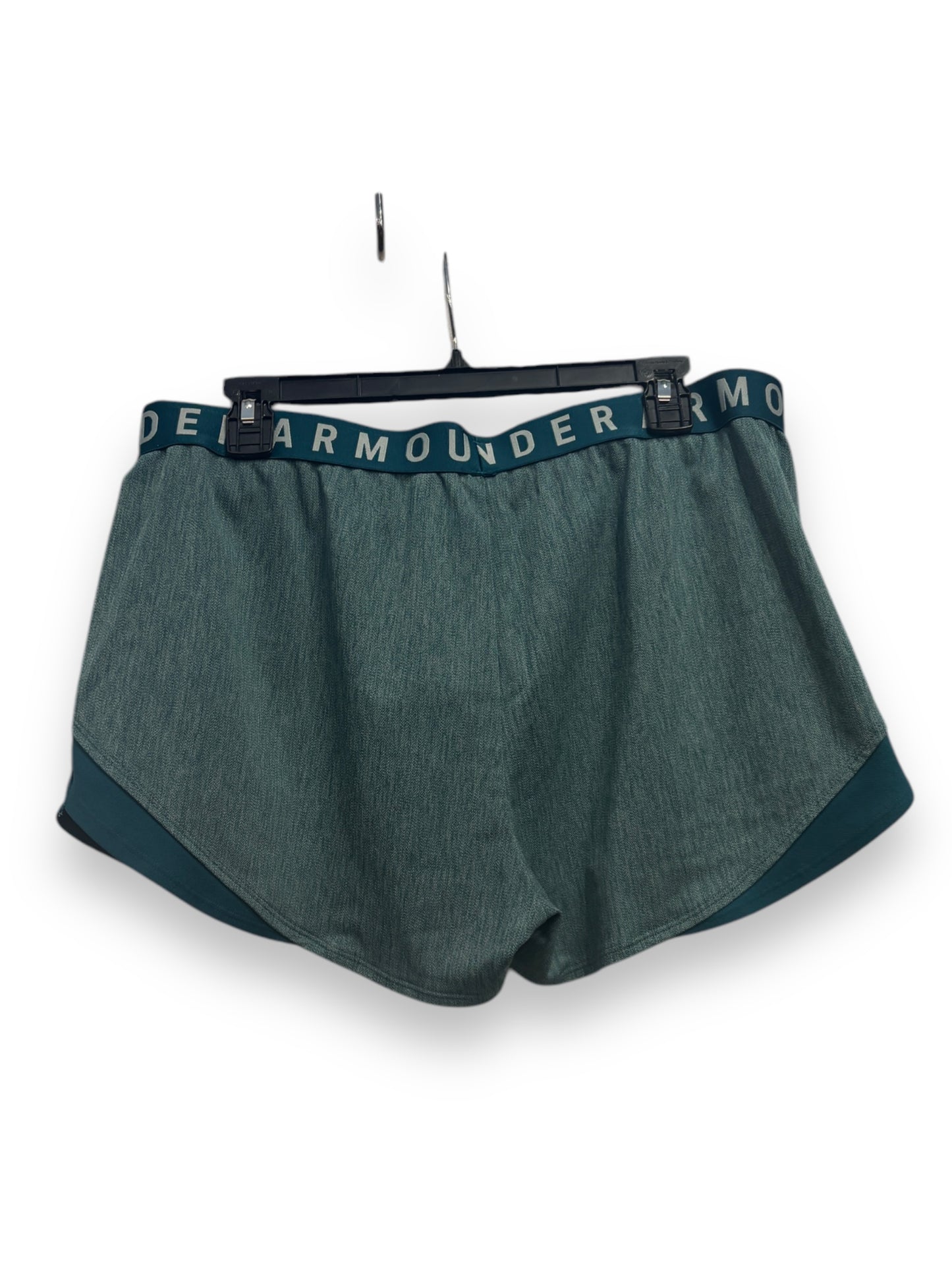 Athletic Shorts By Under Armour In Green, Size: Xl