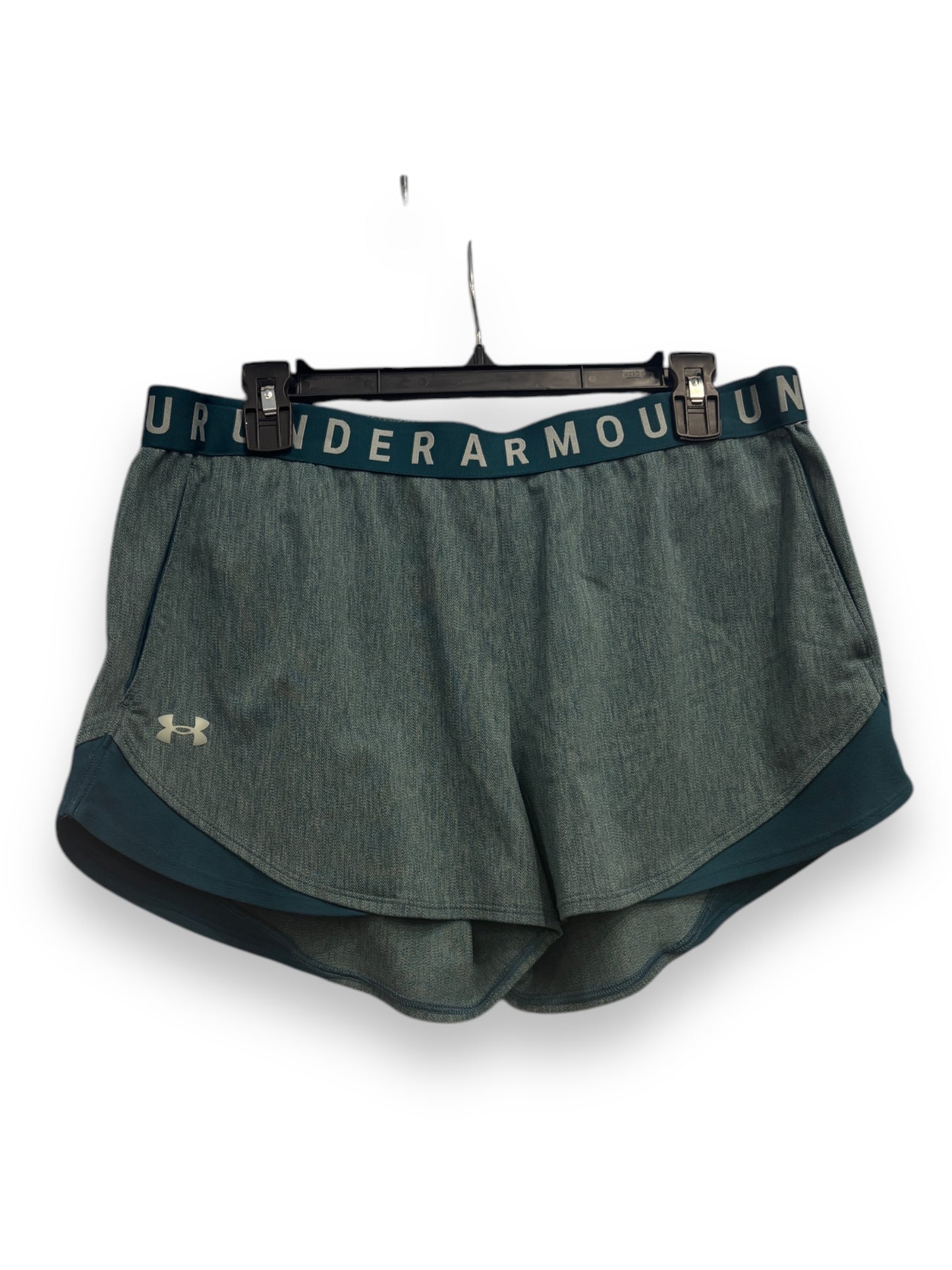 Athletic Shorts By Under Armour In Green, Size: Xl