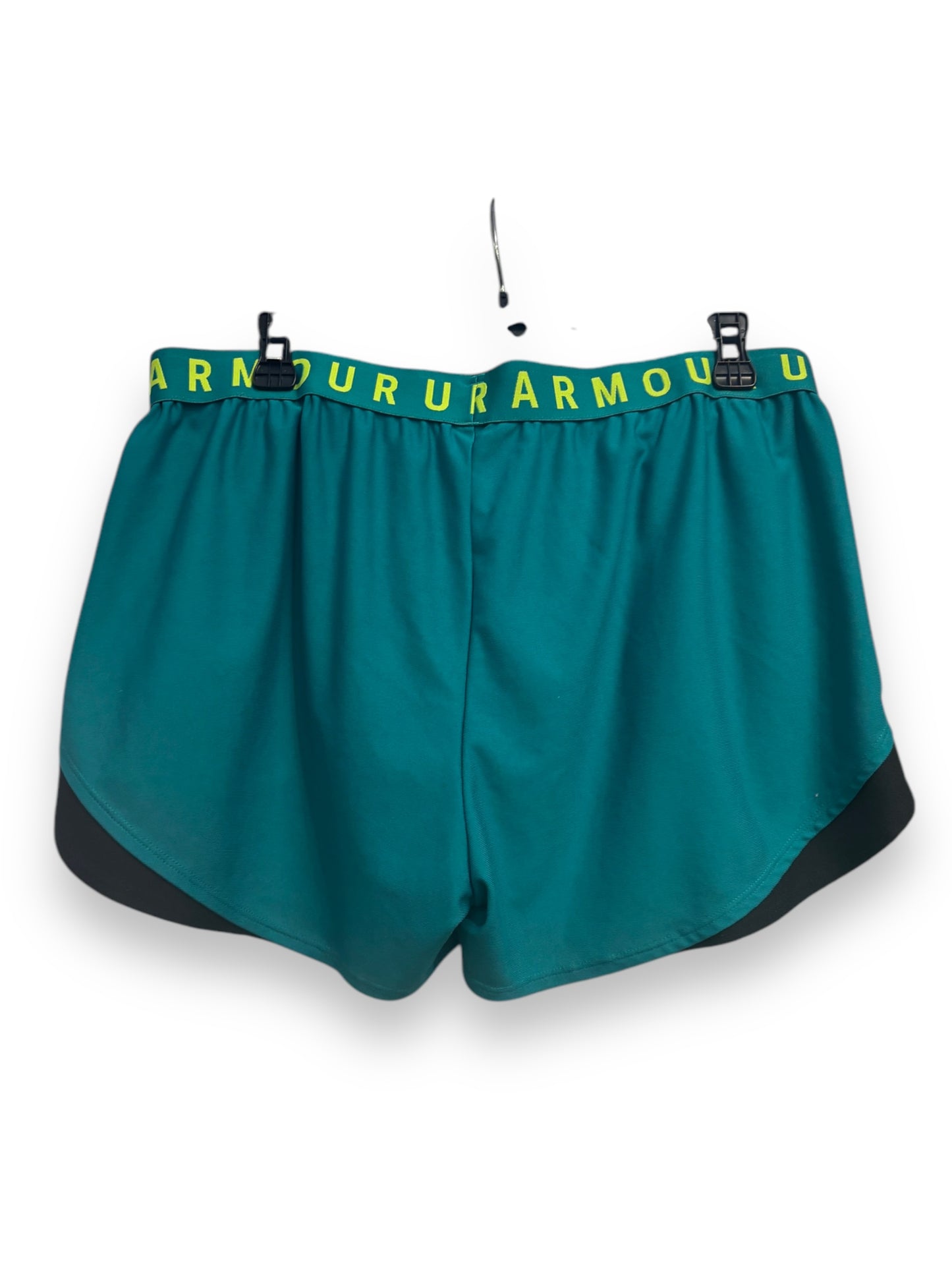 Athletic Shorts By Under Armour In Teal, Size: Xl