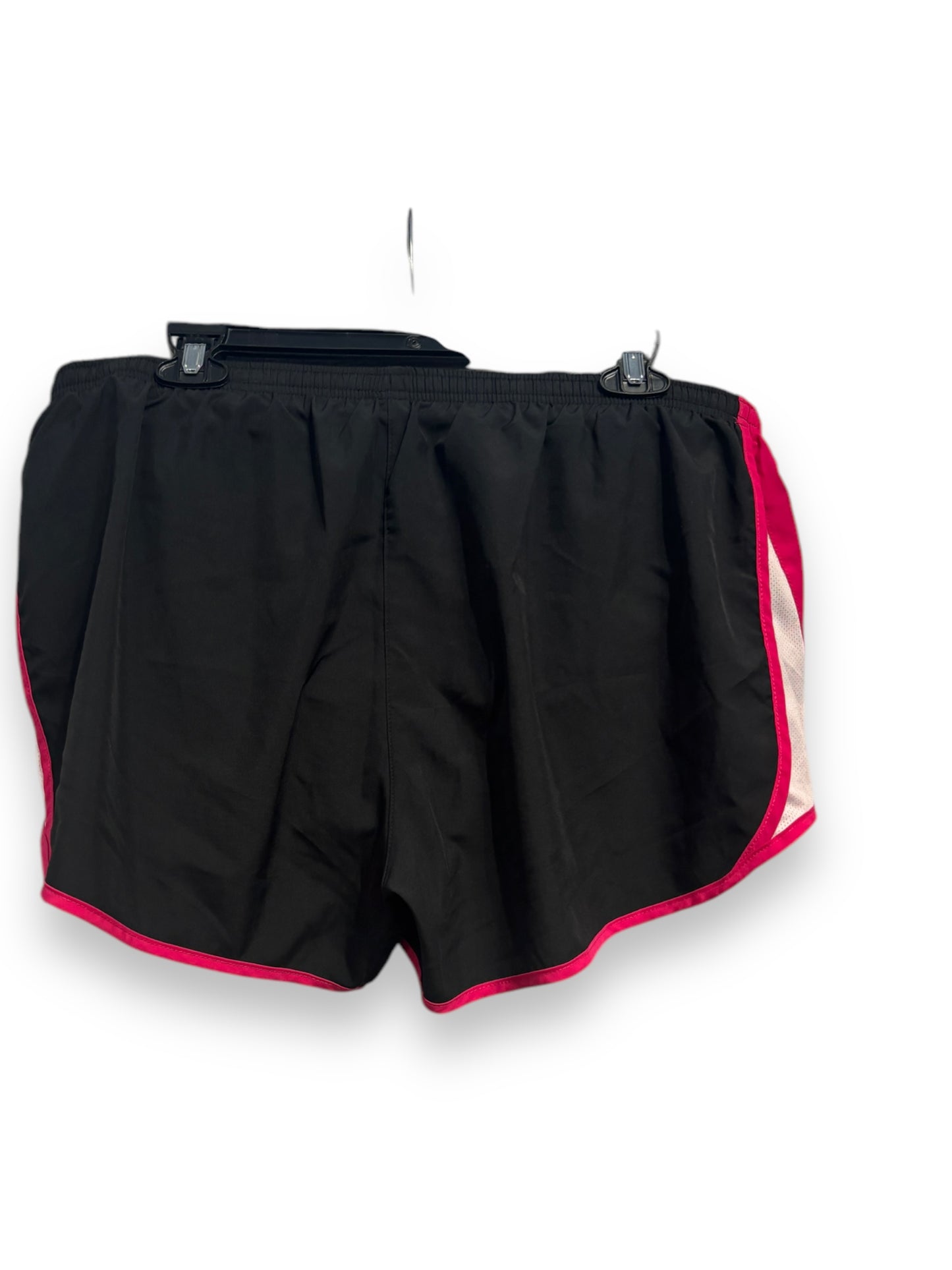 Athletic Shorts By Nike Apparel In Black & Pink, Size: Xl