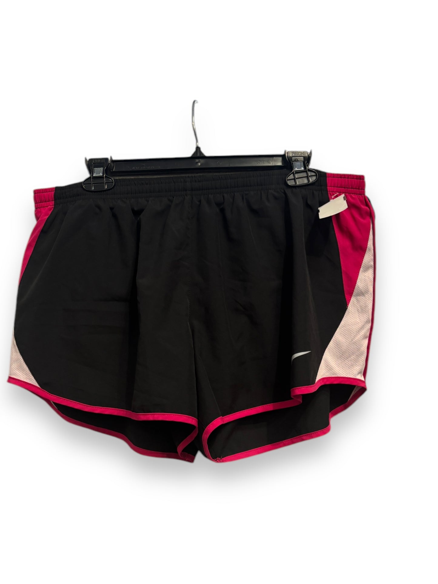 Athletic Shorts By Nike Apparel In Black & Pink, Size: Xl