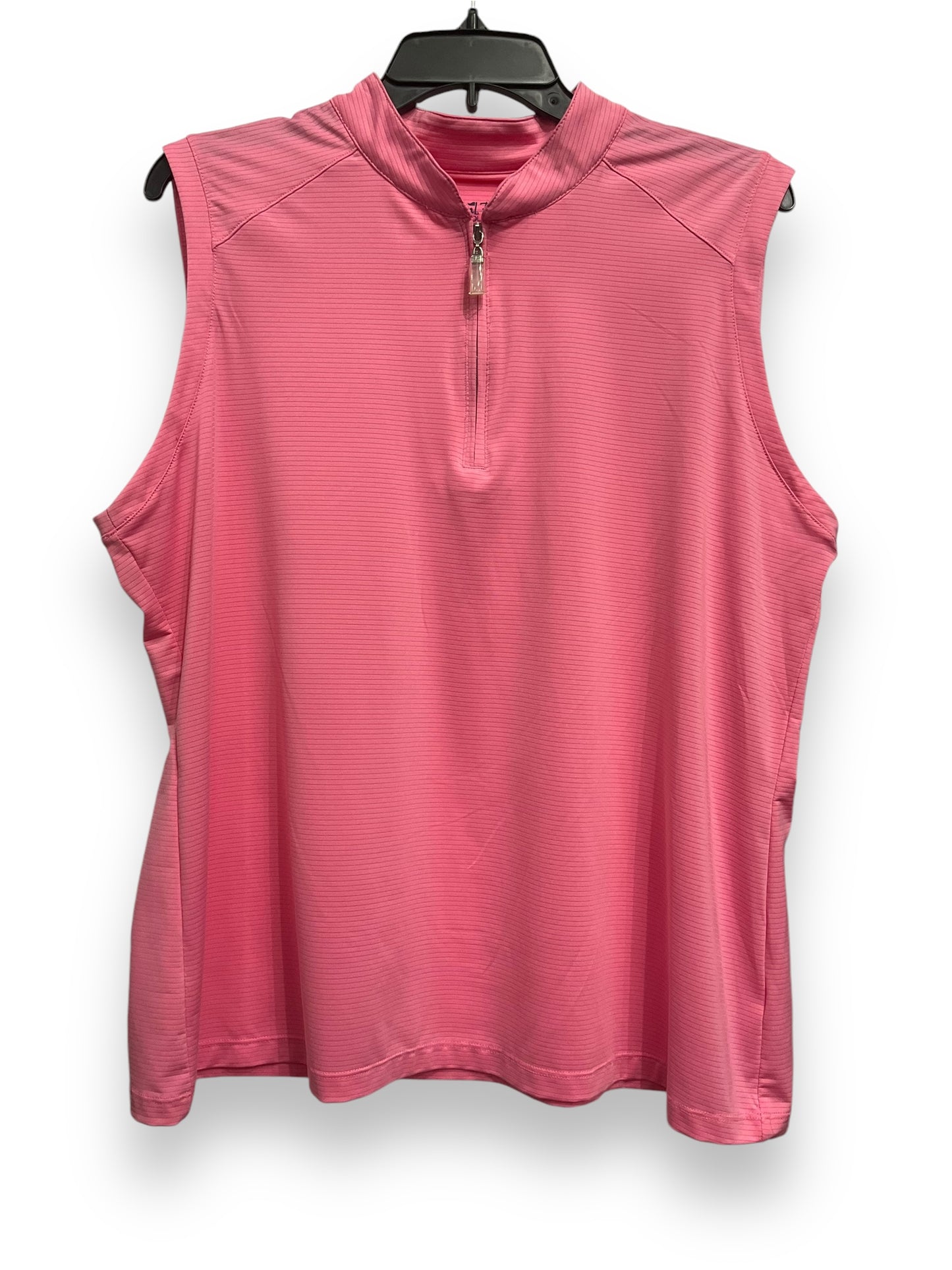 Athletic Tank Top By Coral Bay In Pink, Size: Xl