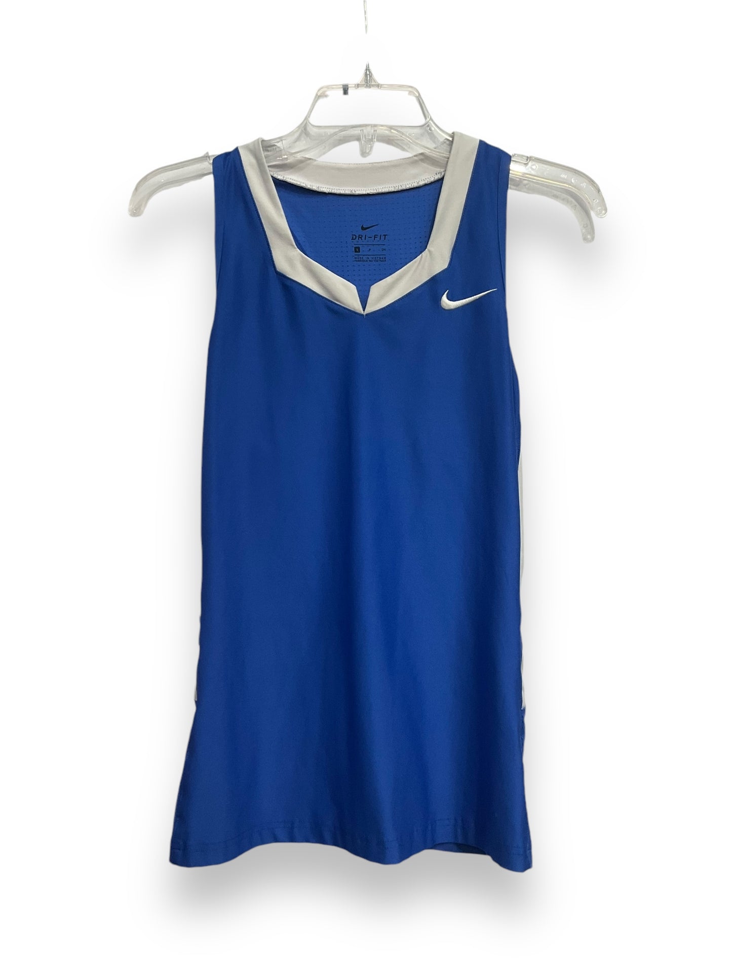 Athletic Tank Top By Nike Apparel In Blue, Size: S