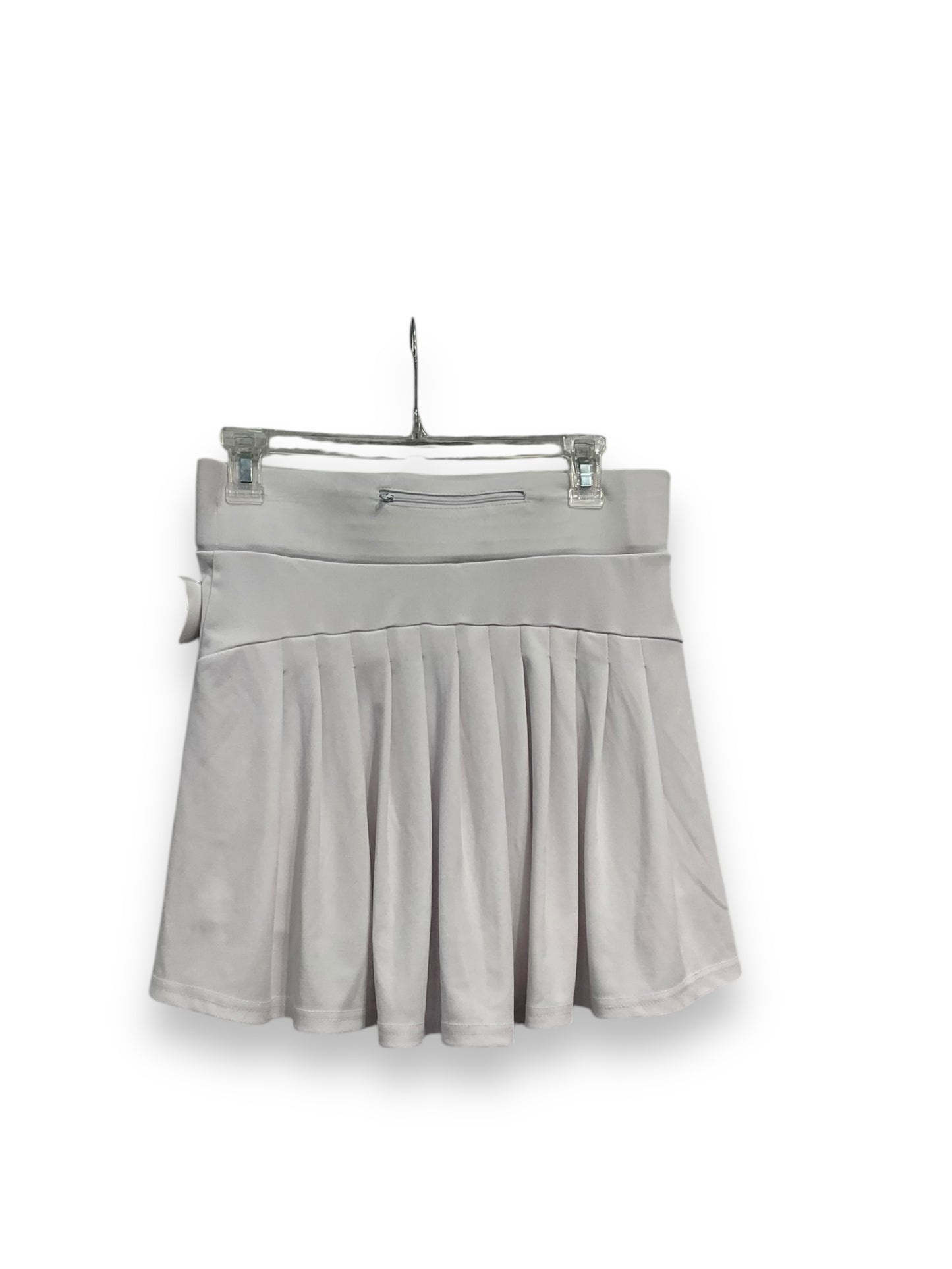 Athletic Skort By Clothes Mentor In White, Size: L