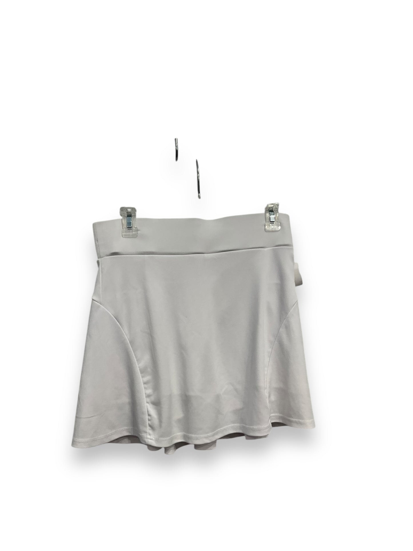 Athletic Skort By Clothes Mentor In White, Size: L