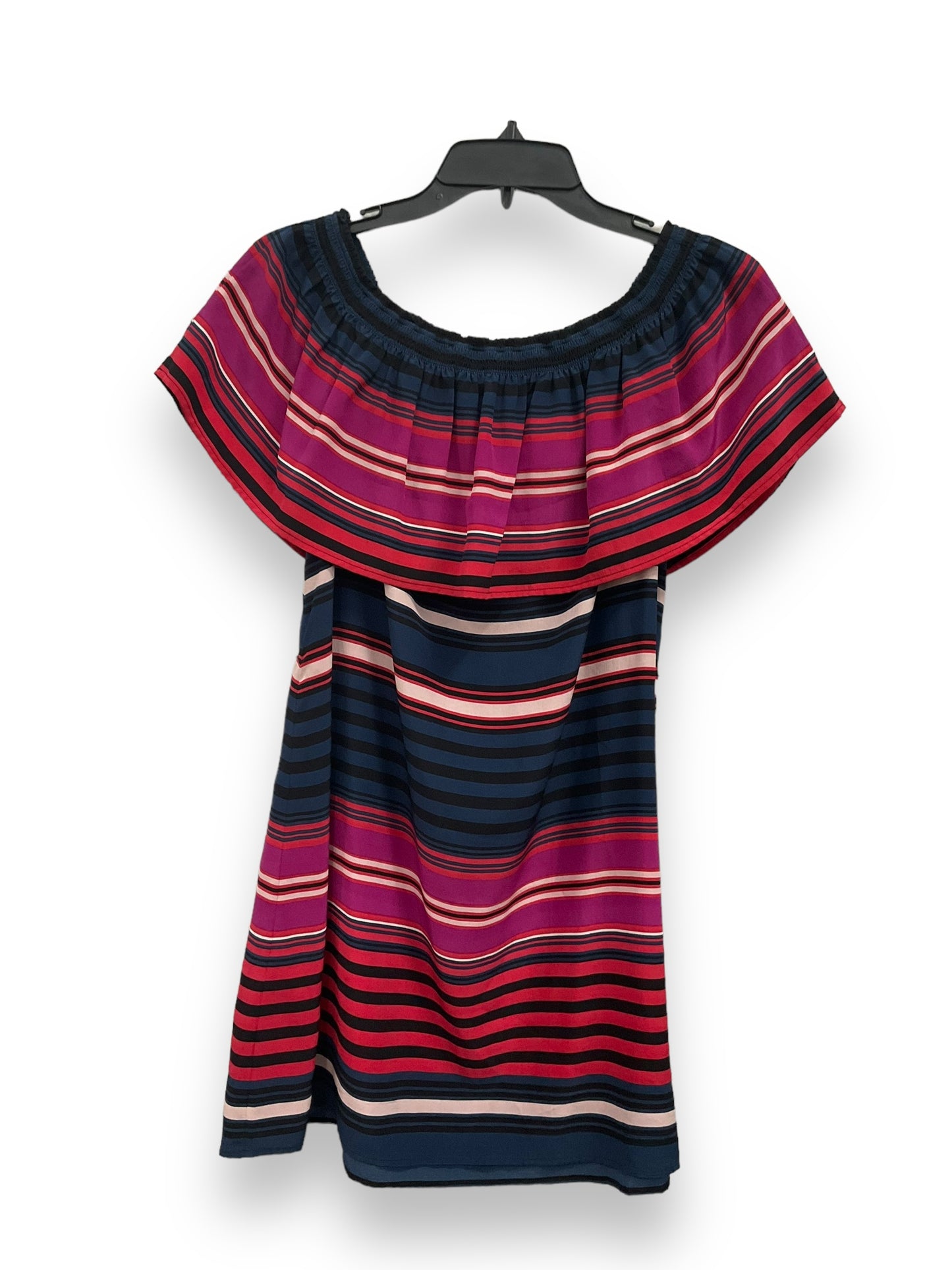 Striped Pattern Tunic Short Sleeve Joie, Size S