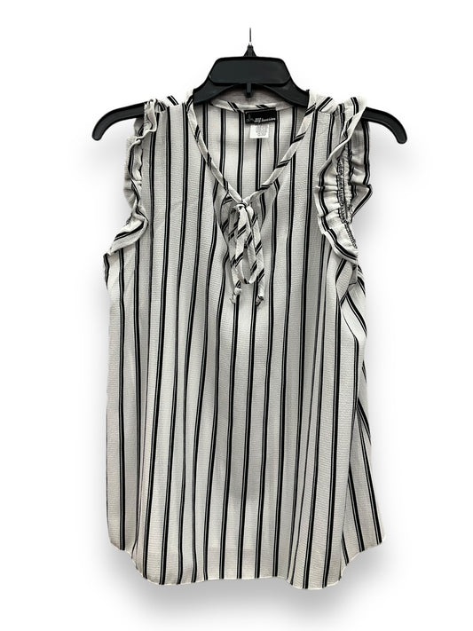 Striped Pattern Blouse Sleeveless Cmc, Size M